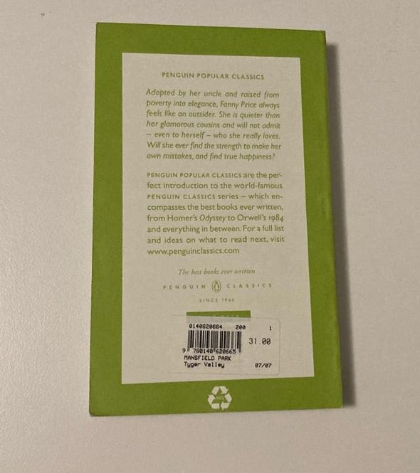 Mansfield Park - Jane Austen