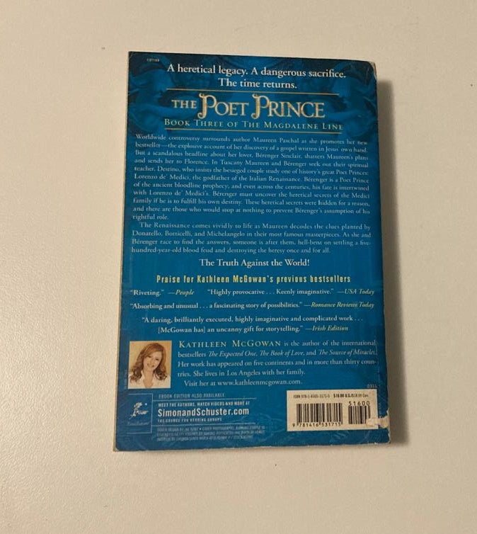 The poet prince - Kathleen McGowan (Magdalene Line Trilogy #3)