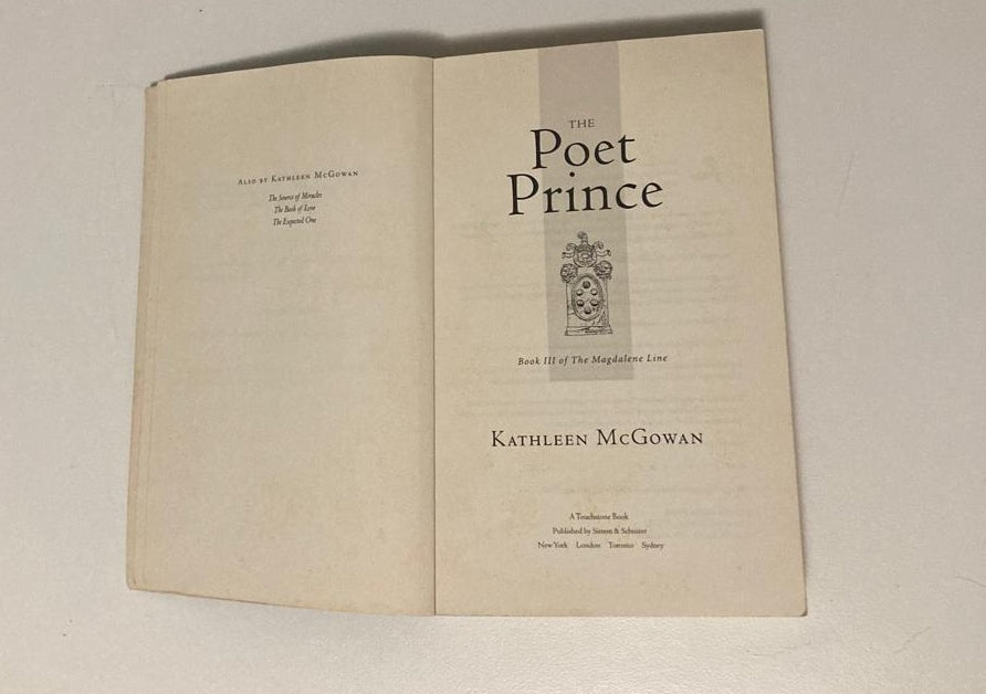 The poet prince - Kathleen McGowan (Magdalene Line Trilogy #3)