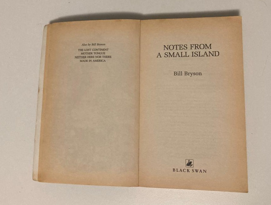 Notes from a small island - Bill Bryson