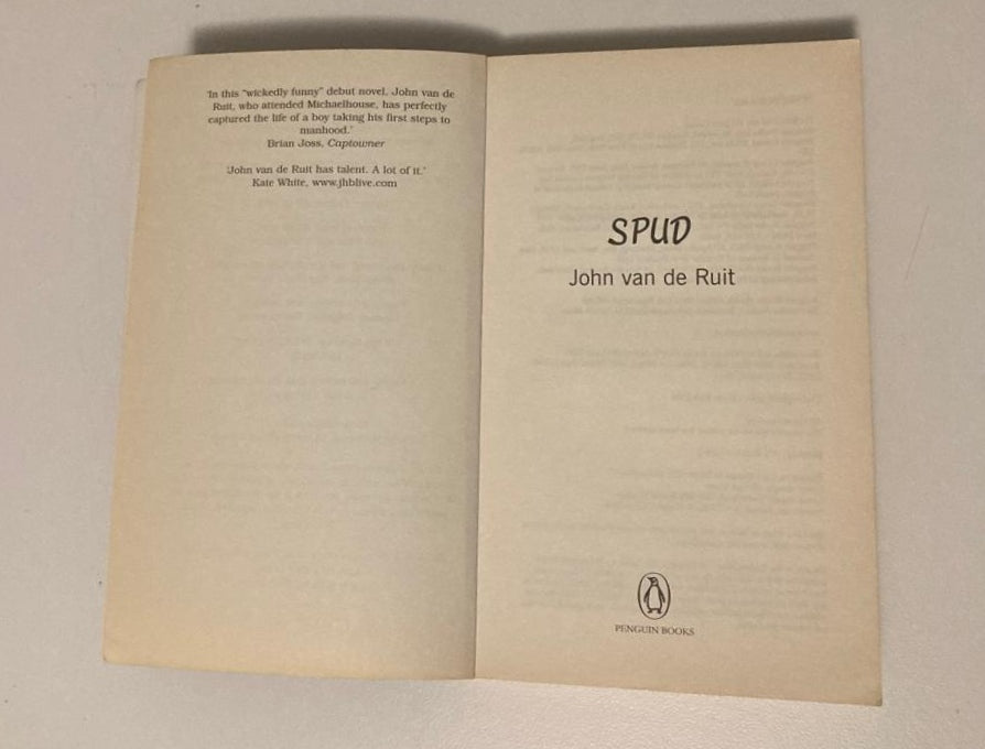 Spud - John van de Ruit