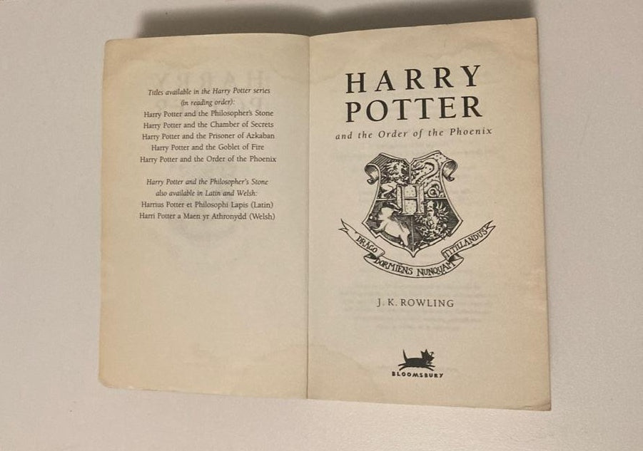 Harry Potter and the order of the phoenix - J.K. Rowling
