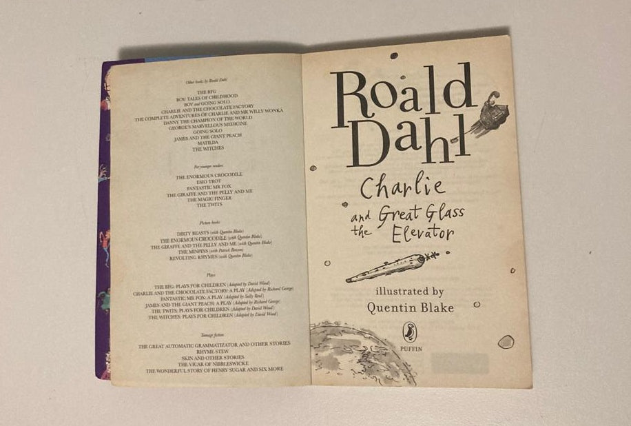 Charlie and the great glass elevator - Roald Dahl (Charlie Bucket #2)