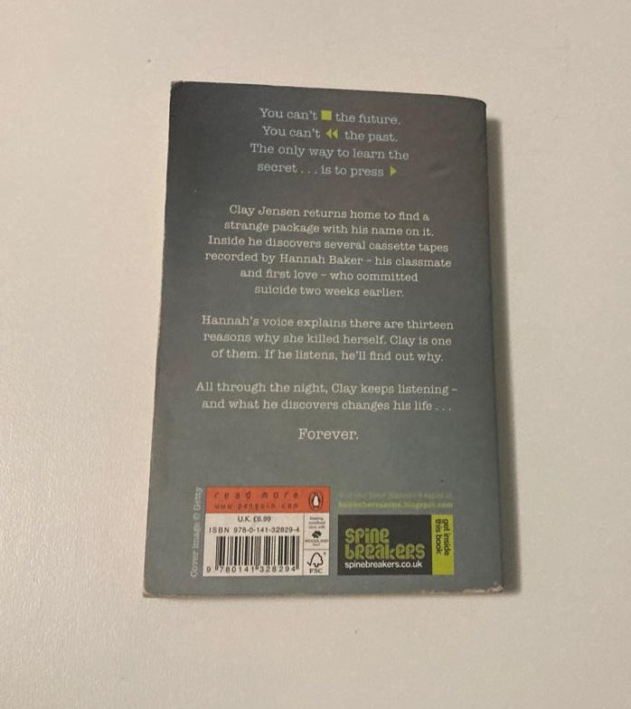 Thirteen reasons why - Jay Asher