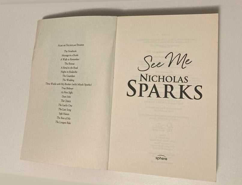 See me - Nicholas Sparks
