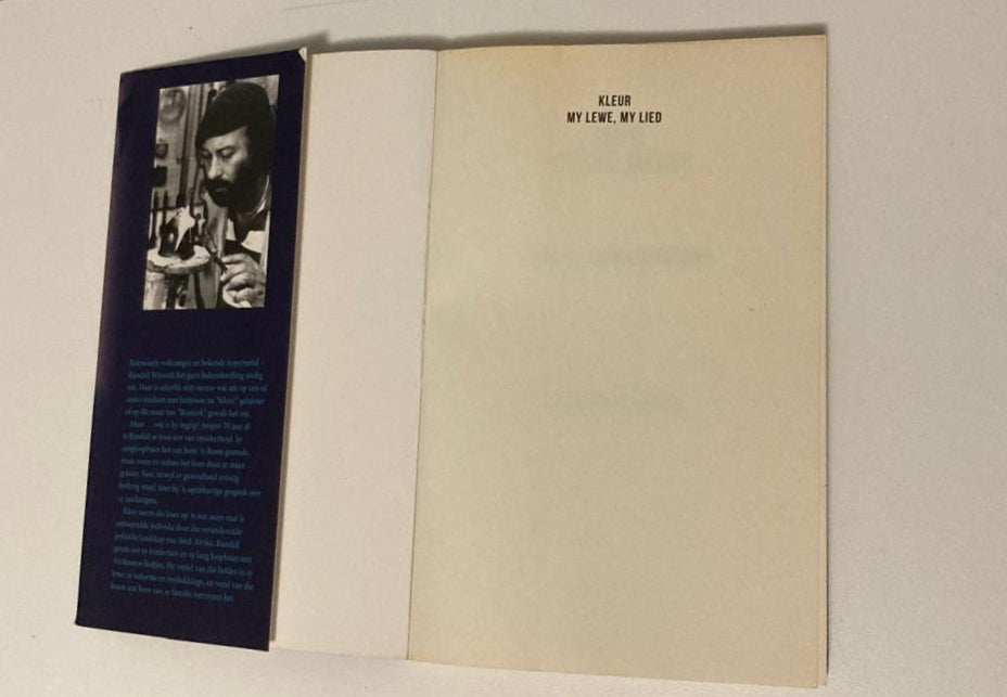 Kleur: My lewe, my lied - Randall Wicomb (First edition)