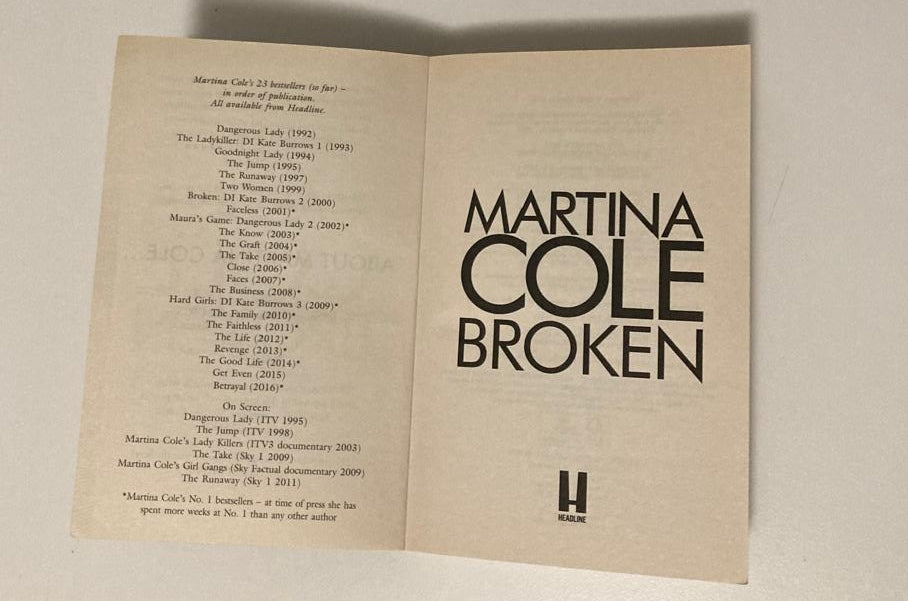 Broken - Martina Cole (DI Kate Burrows #2)