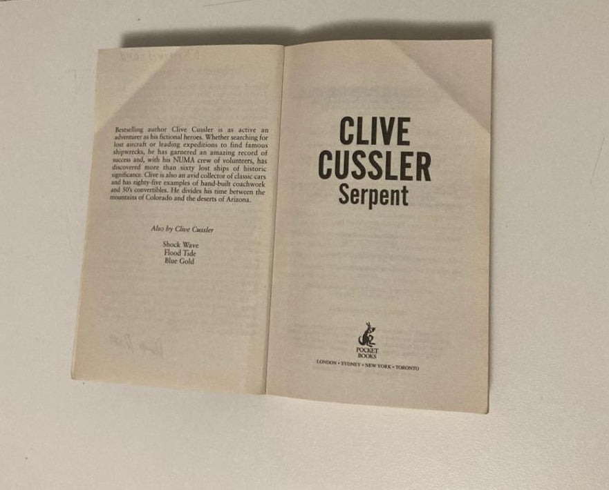 Serpent - Clive Cussler (NUMA Files #1)