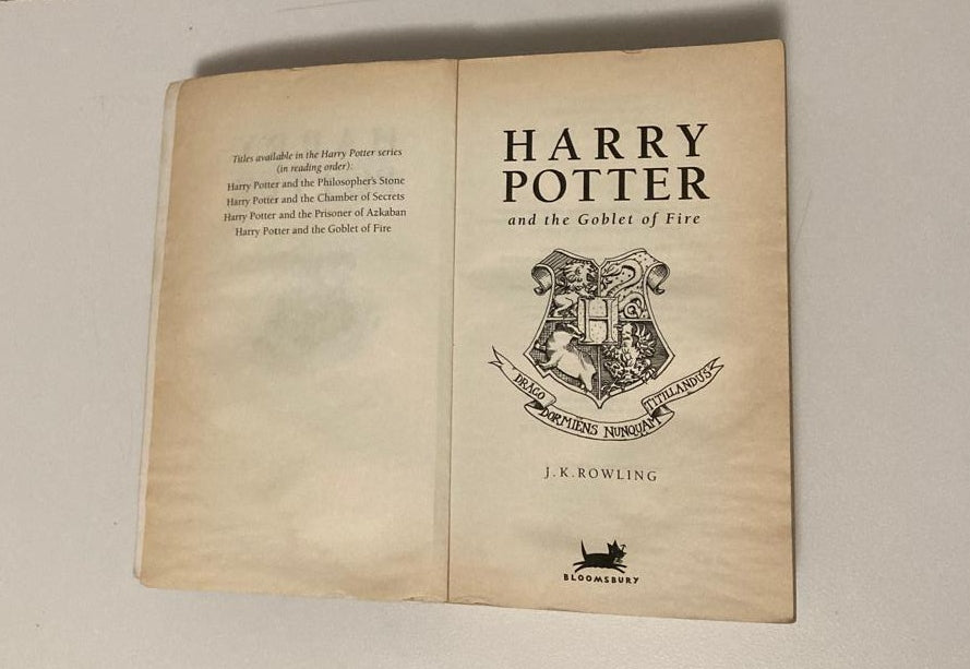 Harry Potter and the goblet of fire - J.K. Rowling (Harry Potter #4)