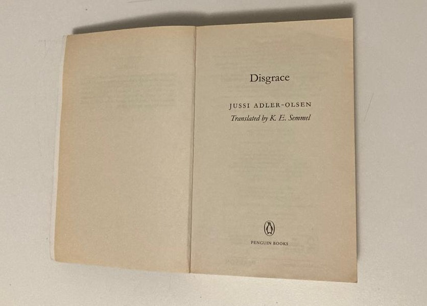 Disgrace - Jussi Adler Olsen (Department Q #2)