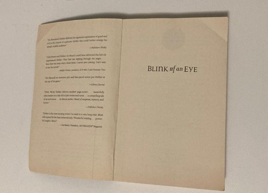 Blink of an eye - Ted Dekker