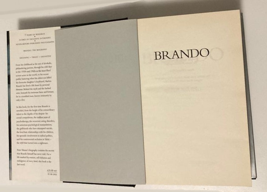 Brando - Peter Manso (First UK edition)