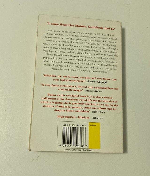 The lost continent: Travels in small-town America - Bill Bryson