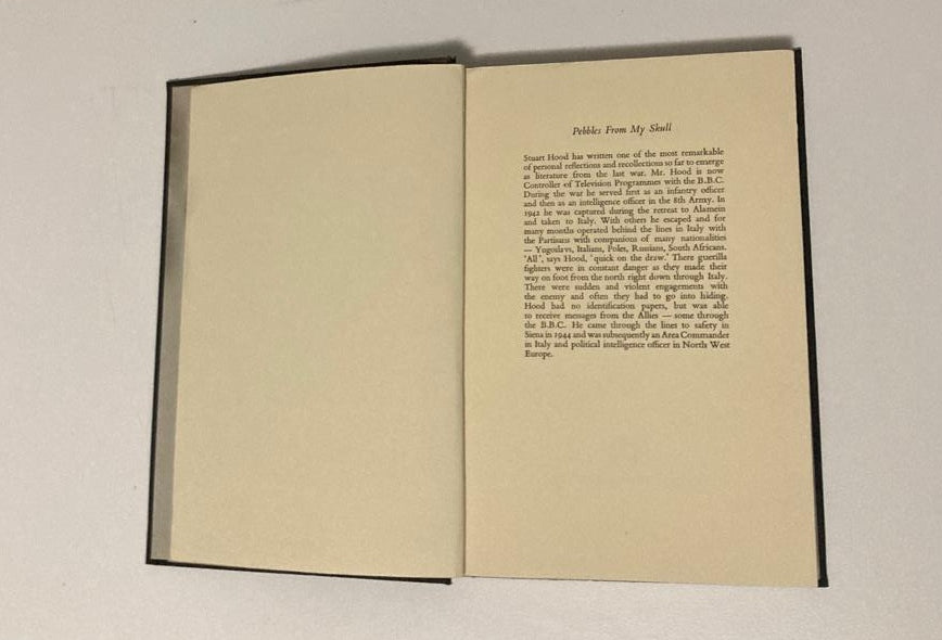 Pebbles from my skull - Stuart Hood (First edition)