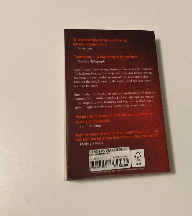 Case histories - Kate Atkinson (Jackson Brodie #1)