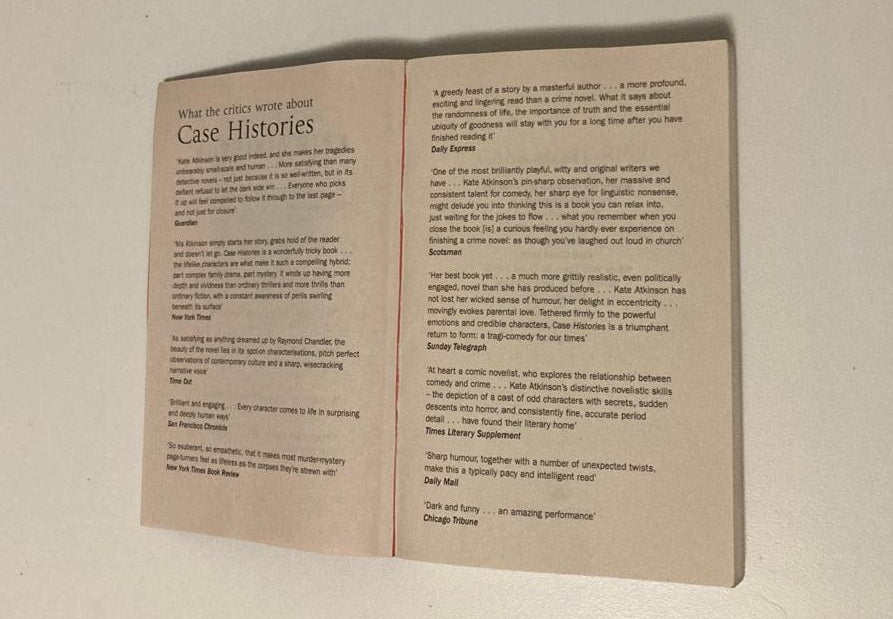 Case histories - Kate Atkinson (Jackson Brodie #1)
