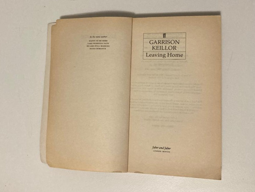 Leaving home - Garrison Keillor (Lake Wobegon #2)