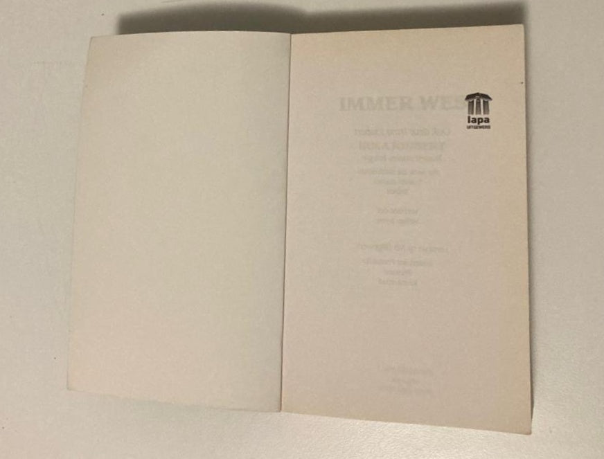Immer Wes - Irma Joubert (First edition; Oorlogstrilogie #1)