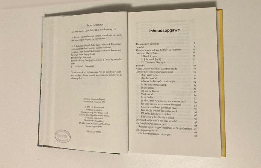 Leipoldt: Uit die skatkis van die Slampamperman - Saamgestel deur J.C. Kannemeyer (First edition)
