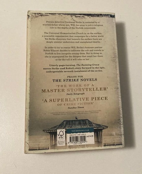 The running grave - Robert Galbraith (Cormoran Strike #7; First edition)