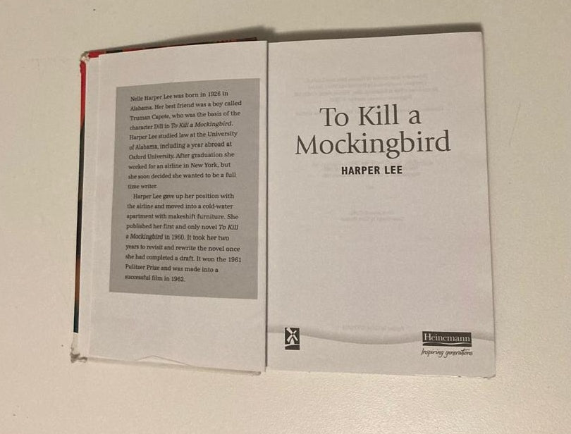 To kill a mockingbird - Harper Lee
