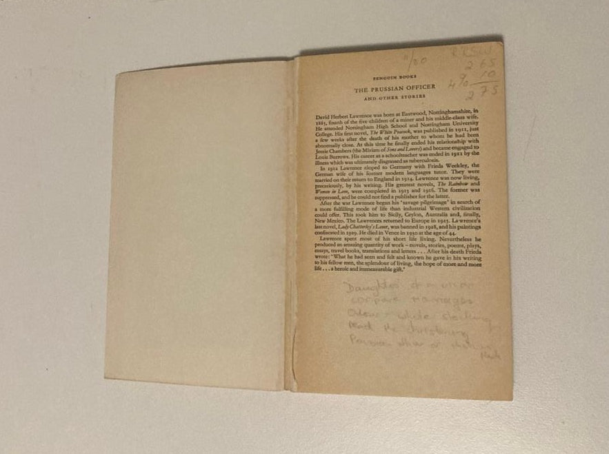 The Prussian officer and other other stories - D.H. Lawrence