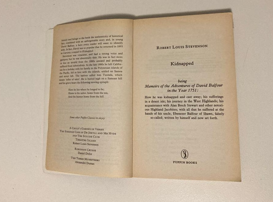 Kidnapped - Robert Louis Stevenson