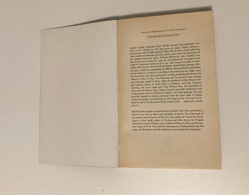 Under Western eyes - Joseph Conrad