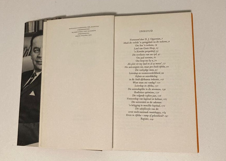 Wie in wondere glo - Anton Rupert (First edition)