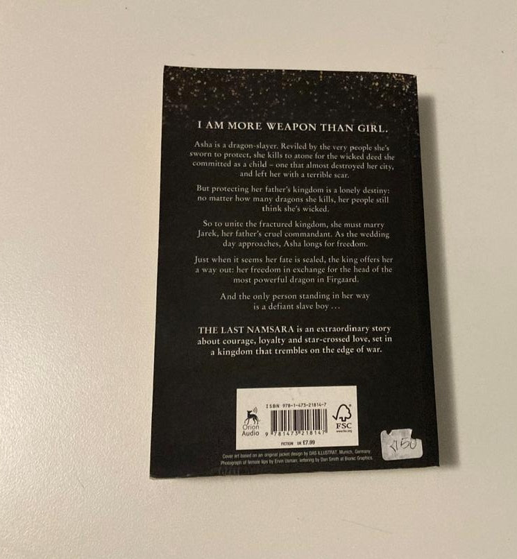 The last namsara - Kristen Ciccarelli (Iskari #1)