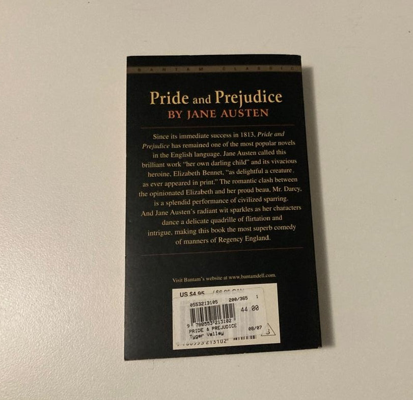Pride and prejudice - Jane Austen