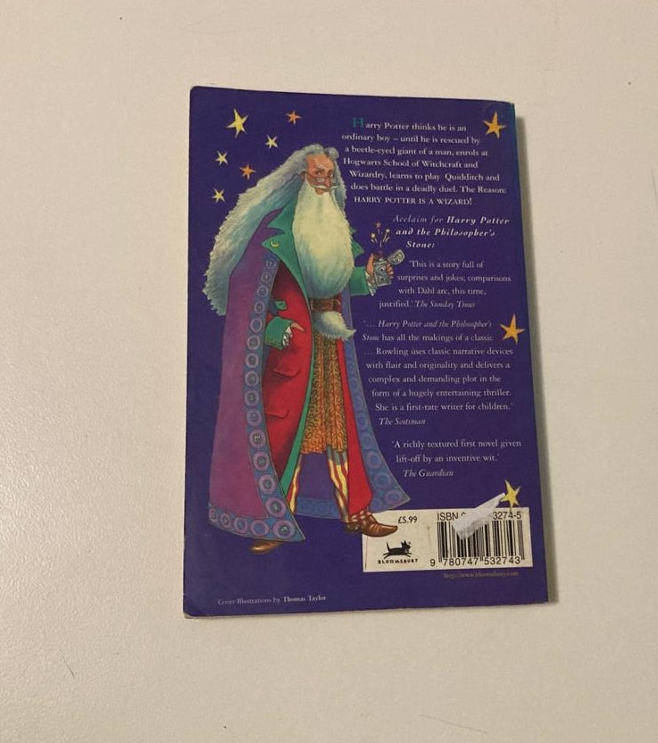 Harry Potter and the philosopher's stone - J.K. Rowling (Harry Potter #1)