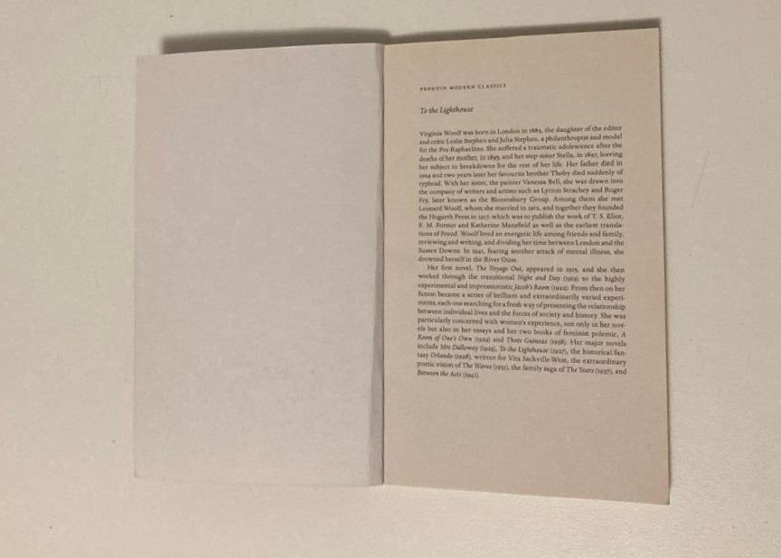 To the lighthouse - Virginia Woolf