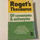 Roget's Thesaurus of synonyms & antonyms - Peter Mark Roget