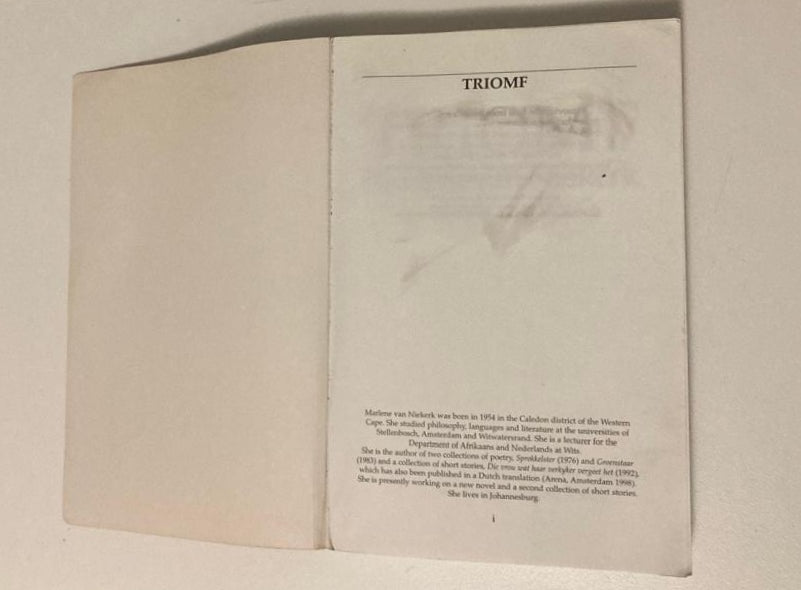 Triomf - Marlene van Niekerk (English)