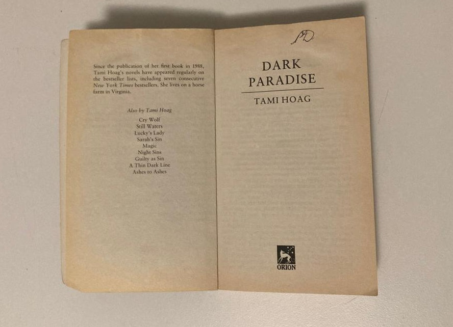 Dark paradise -  Tami Hoag