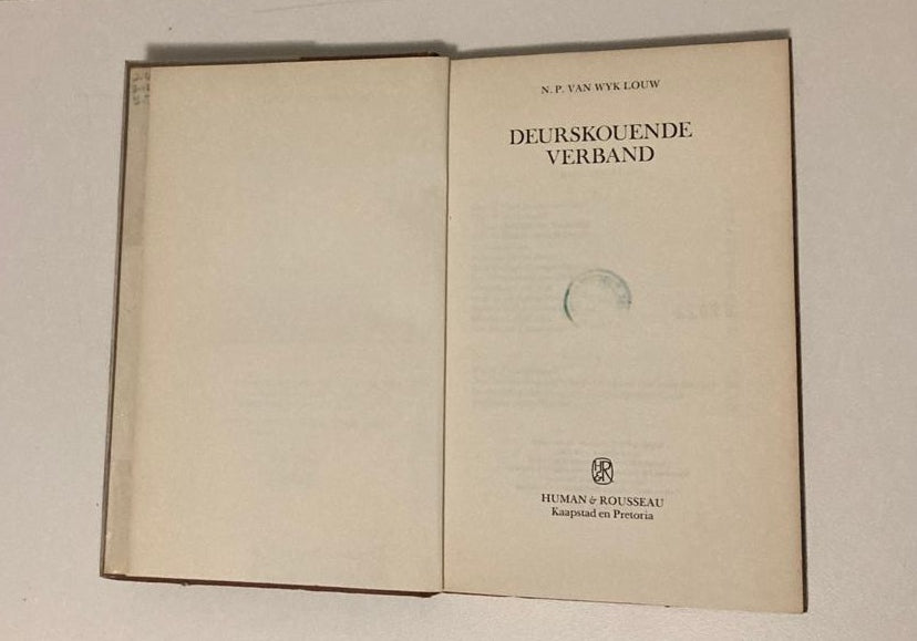 Deurskouende verband - N.P. van Wyk Louw