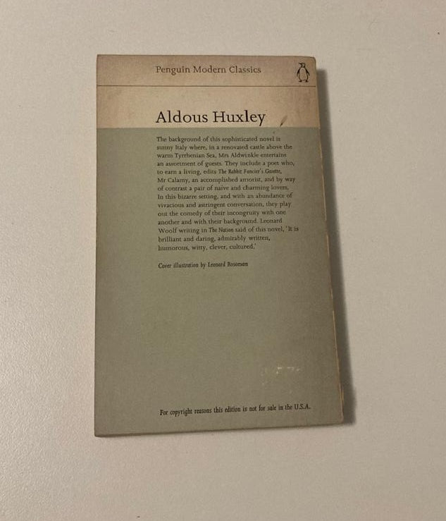 Those barren leaves - Aldous Huxley