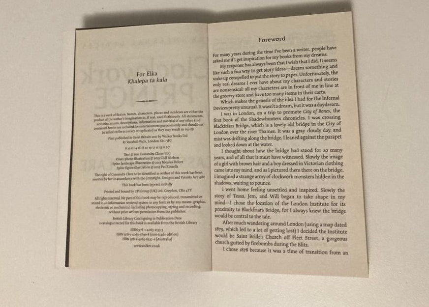 Clockwork prince - Cassandra Clare (The Infernal Devices #2)