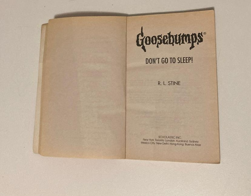 Don't go to sleep - R.L. Stine (Goosebumps #54)