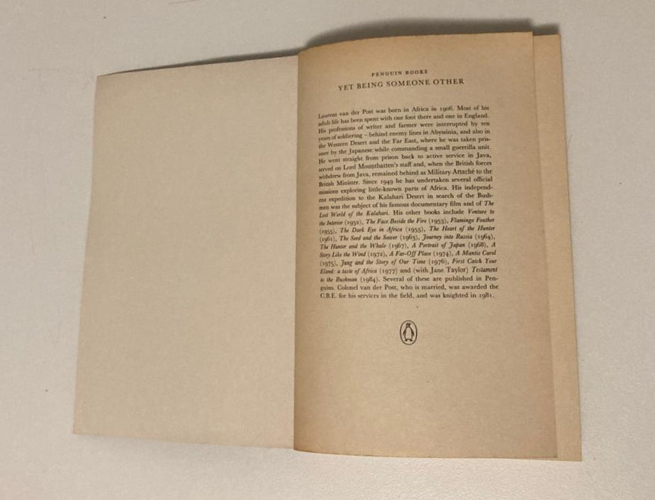 Yet being someone other - Laurens van der Post