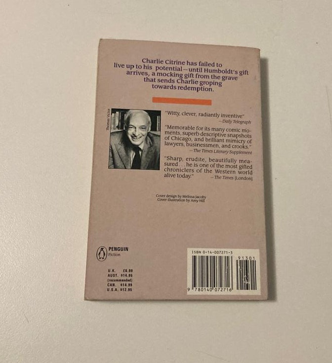 Humboldt's gift - Saul Bellow
