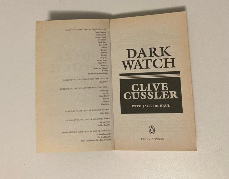 Dark watch - Clive Cussler (Oregon Files #3)