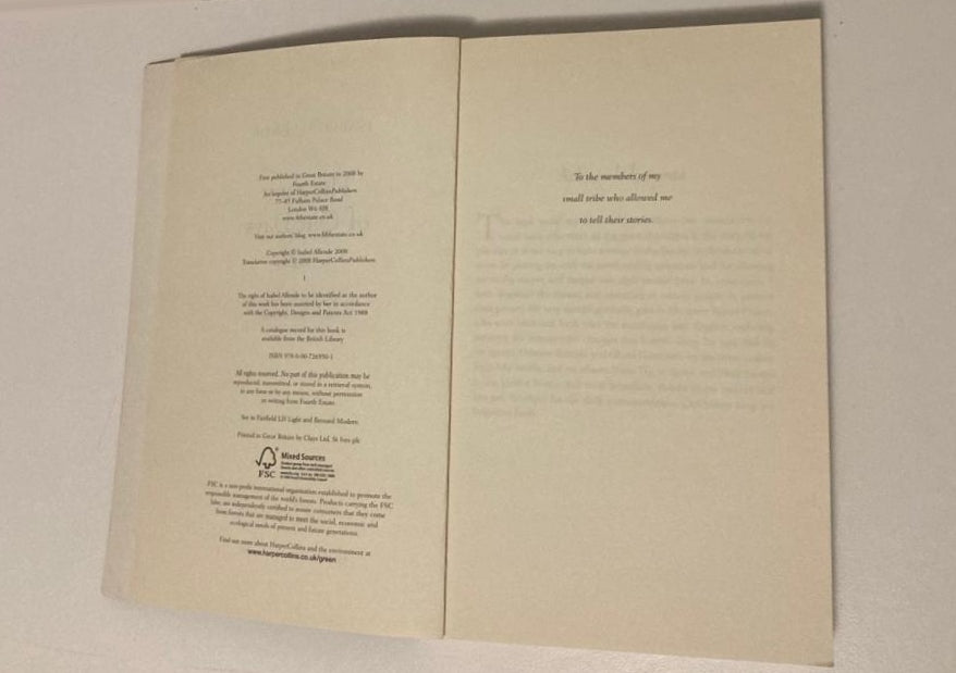 The sum of our days - Isabel Allende (First edition)