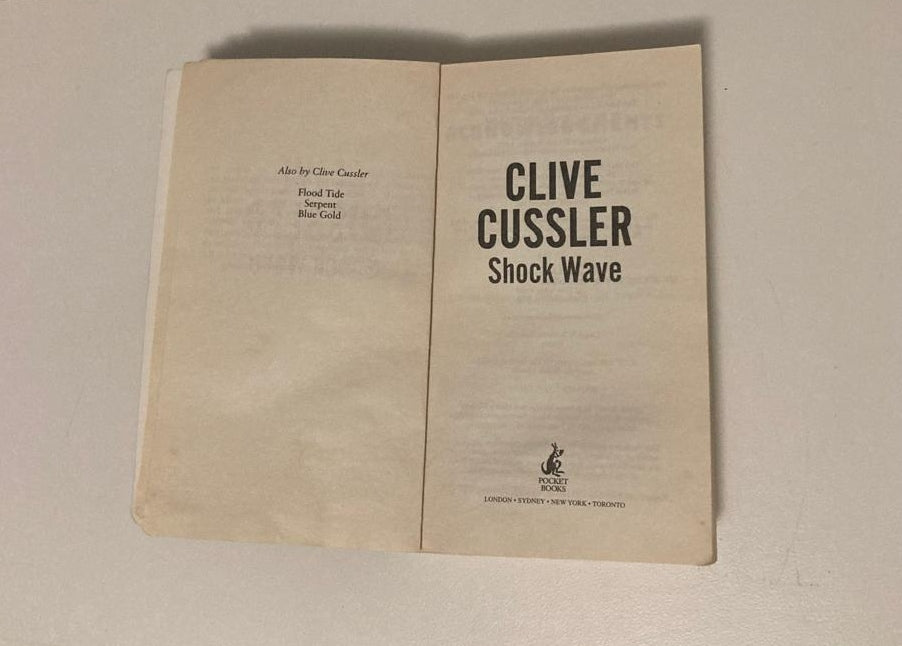 Shock wave - Clive Cussler (Dirk Pitt #13)