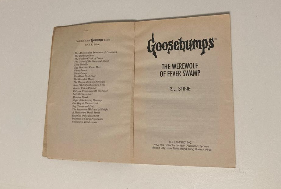 The werewolf of fever swamp - R.L. Stine (Goosebumps #14)