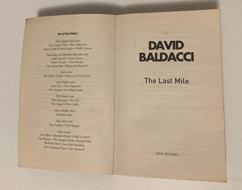 The last mile - David Baldacci (Amos Decker #2)