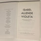 Violeta - Isabel Allende