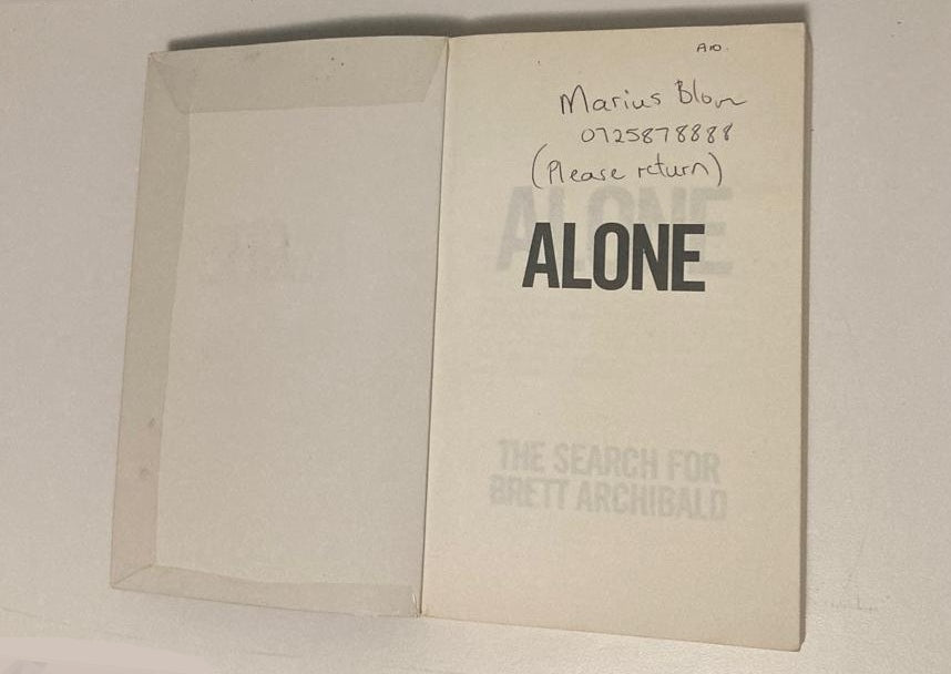 Alone: The search for Brett Archibald - Brett Archibald