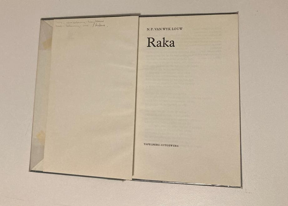 Raka - N.P. van Wyk Louw